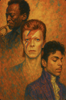 Muziekpioniers: Miles Davis, David Bowie & Prince