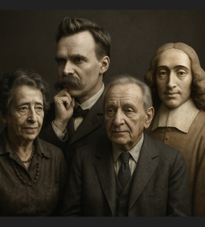 4 moderne filosofen: Spinoza, Nietzsche, Arendt, Levinas