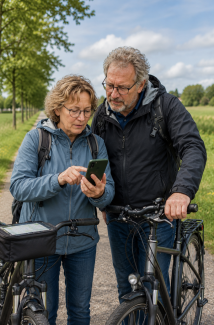 Fietsnavigatie voor iPhone en Android - Smartphone GPS